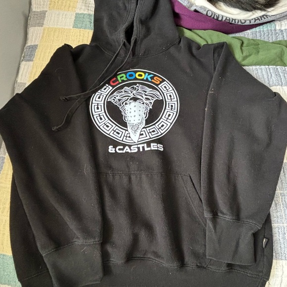 Crooks and Castles XL Hoodie -Black - Picture 1 of 3